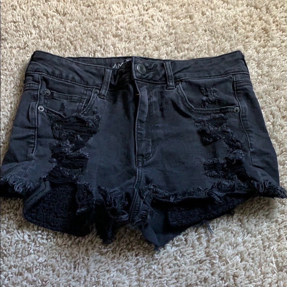 AEO hi-rise shortie. Size 8.
